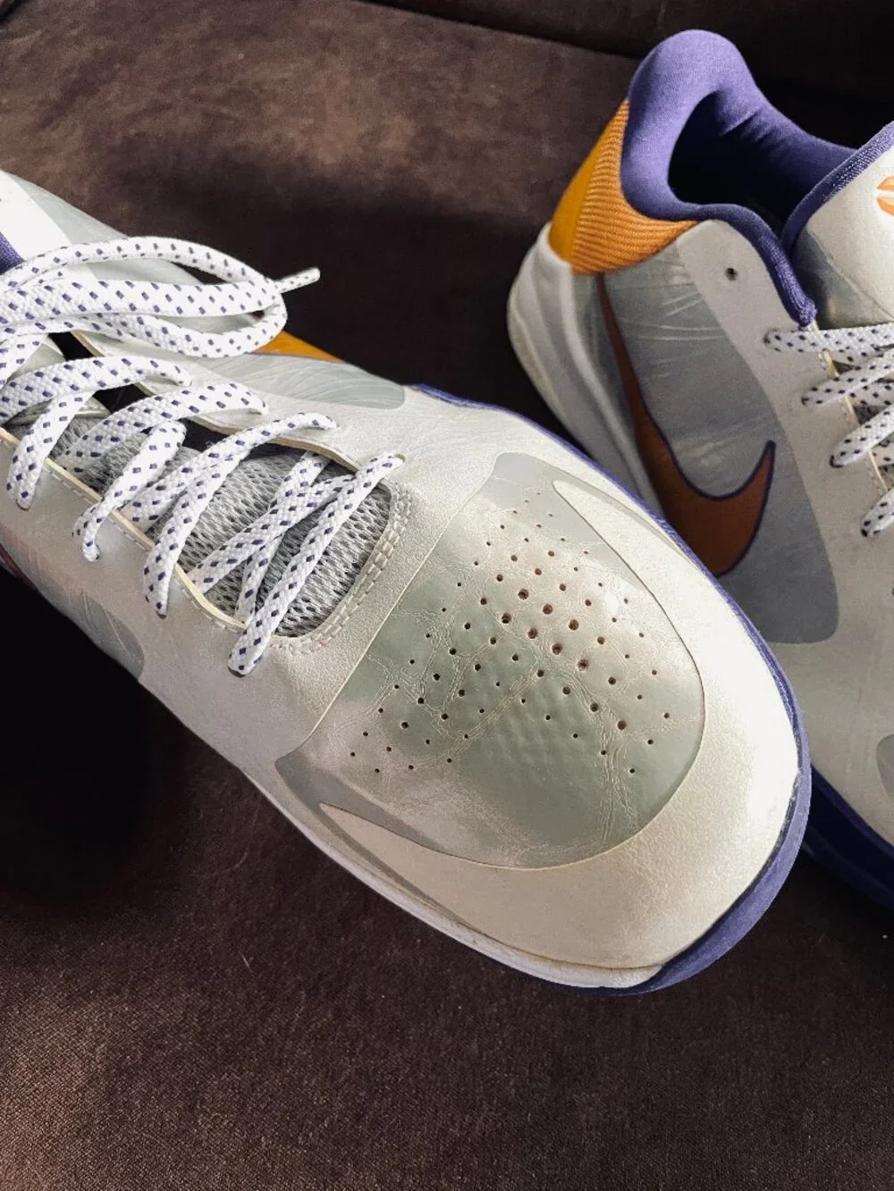 Nike Air Zoom Kobe 6 VI Lakers Away Near Deadstock Mens 13 US 47.5 EUR white